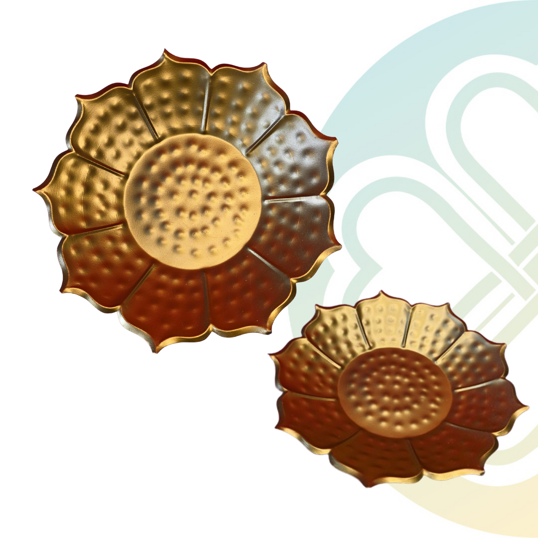 Golden Lotus Urli - Large