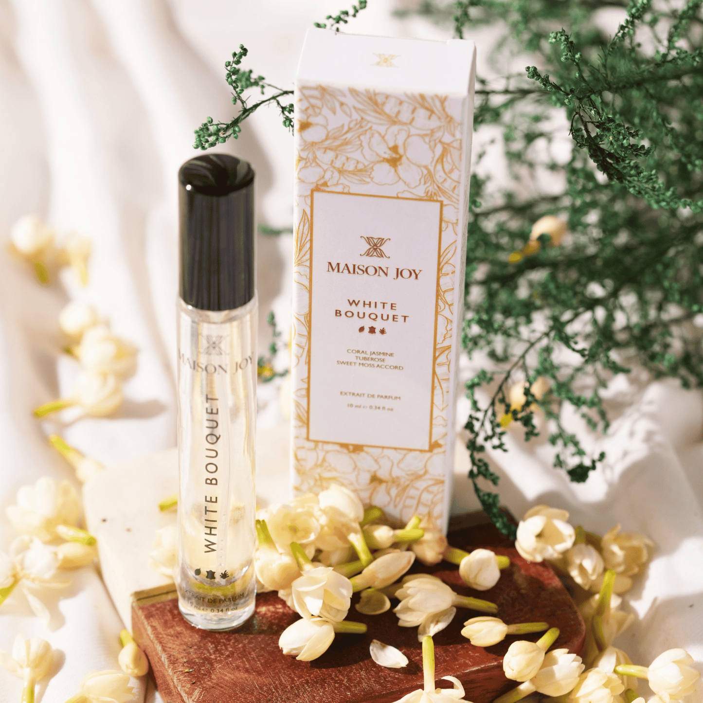White Bouquet | Long Lasting Luxury Clean Fragrance for Women | Extrait De Parfum | 10 ml