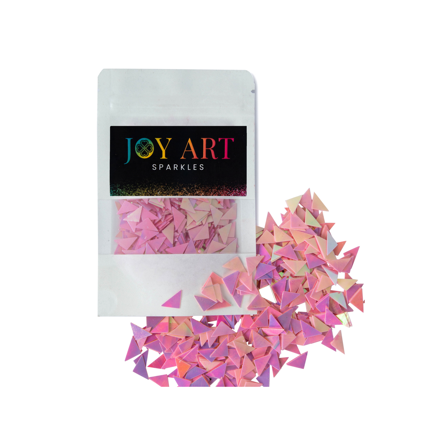 Pink Holographic Triangle - Shapes Sparkles