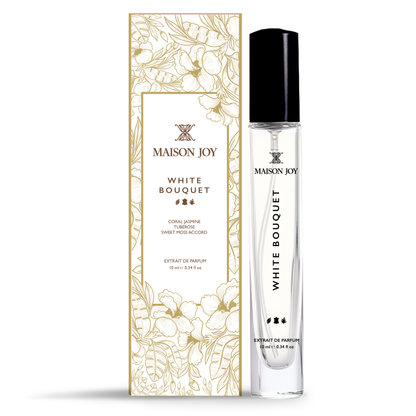 White Bouquet | Long Lasting Luxury Clean Fragrance for Women | Extrait De Parfum | 10 ml