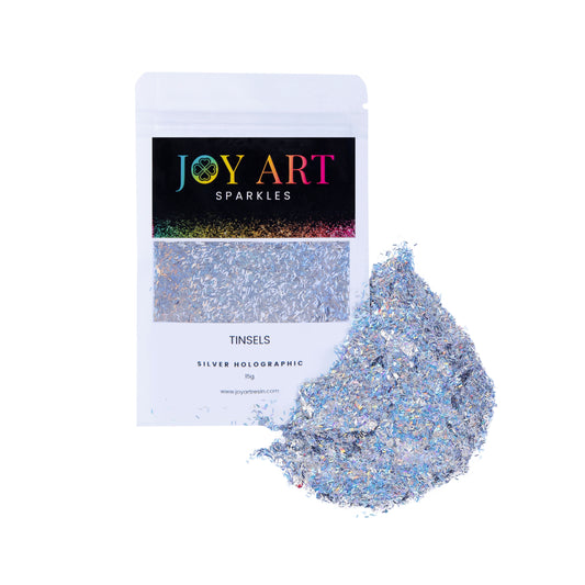 Silver Holographic- Tinsels Sparkles