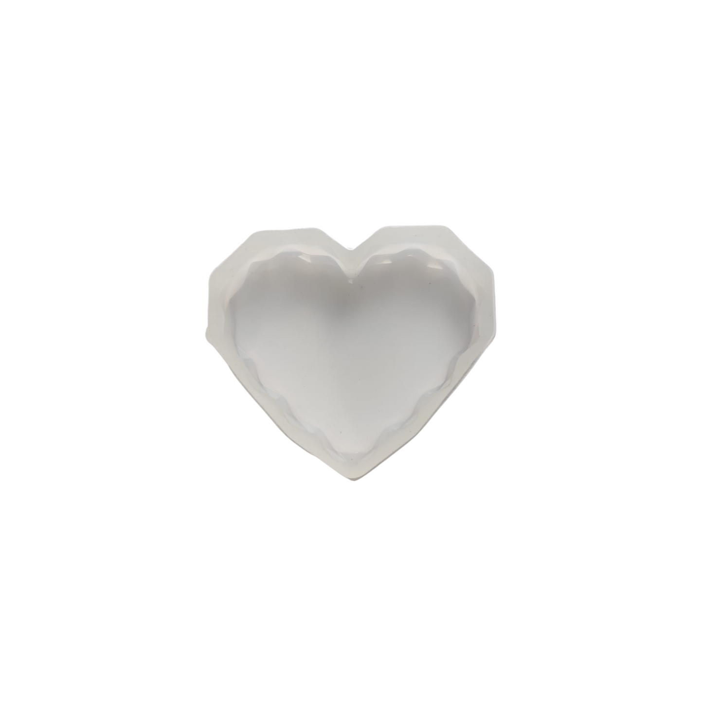 Diamond Cut Heart Molds (Small)