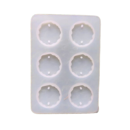Cavity Rakhi Mould - Agate Round