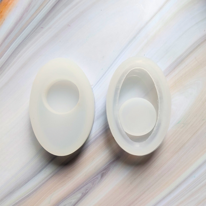 Oval T-Light Holder Mold
