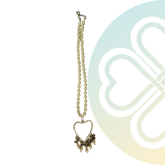Pearl Heart Necklace