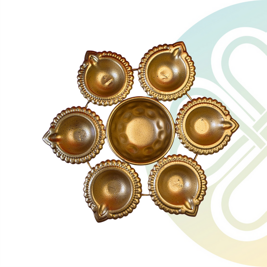 Five Petal Diya Holder